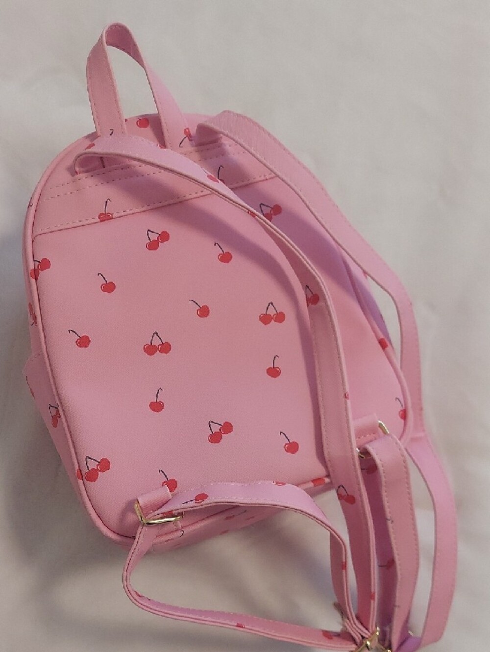 Pink Cherry Mini Backpack - Picture 3 of 9